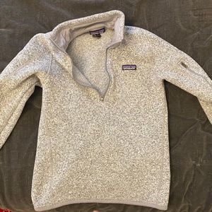 Patagonia Better Sweater Gray Quarter Zip Pullover Fleece